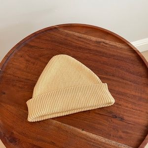 James Street Adult Cotton Port Beanie in Butter